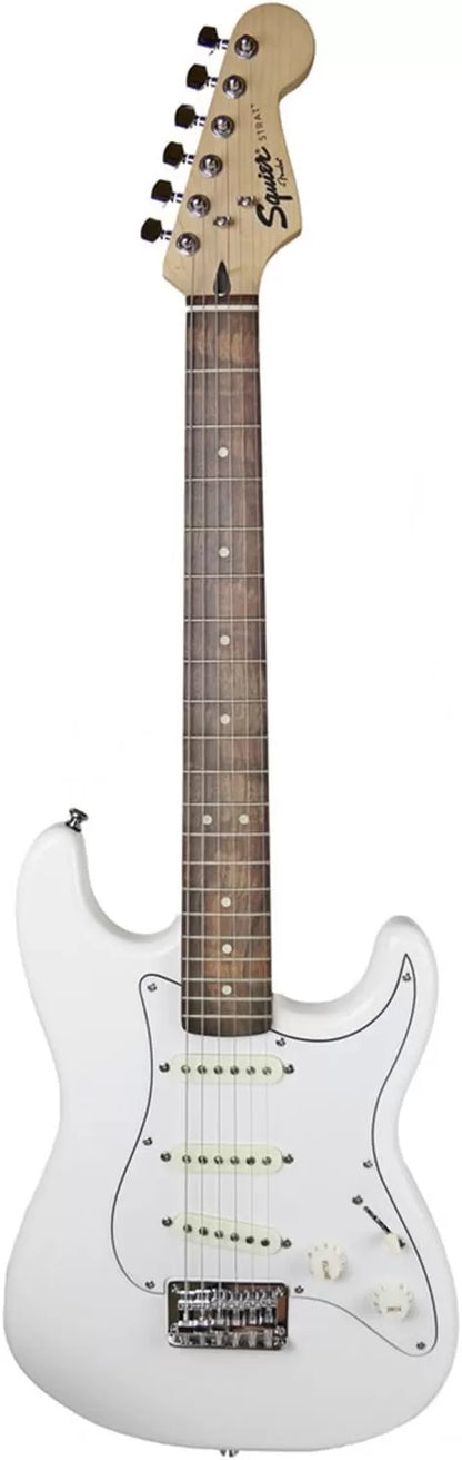 Fender Squier Stratocaster - Sunburst Bundle with Frontman 10G Amp, Gig Bag, Instrument Cable, Tuner, Strap, Picks, Fender Play Online Lessons, Instructional Book, and Austin Bazaar Instructional DVD