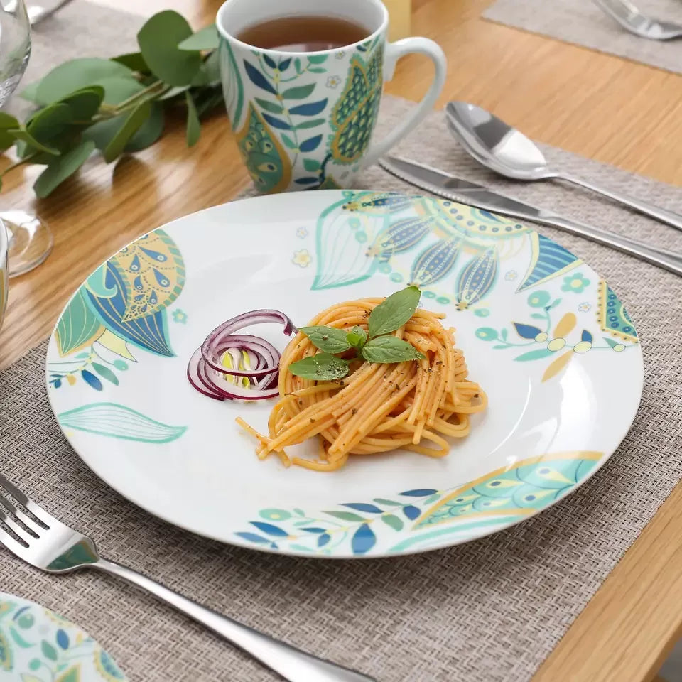 58pcs deluxe ceramic tableware set