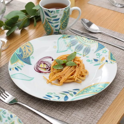 58pcs deluxe ceramic tableware set