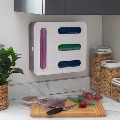 Kitchen Details 4 Compartment Storage Bag Organizer