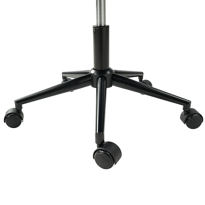 Leonhard Upholstered Swivel Task Chair: Plush Velvet Feel with Linen-Inspired Fabric, Adjustable Height, and Wheels