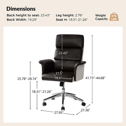 Elisa Office Chair With Tufted Back