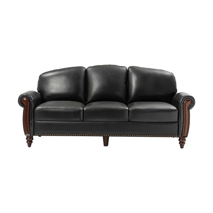 Christoph 84" Genuine Leather Sofa