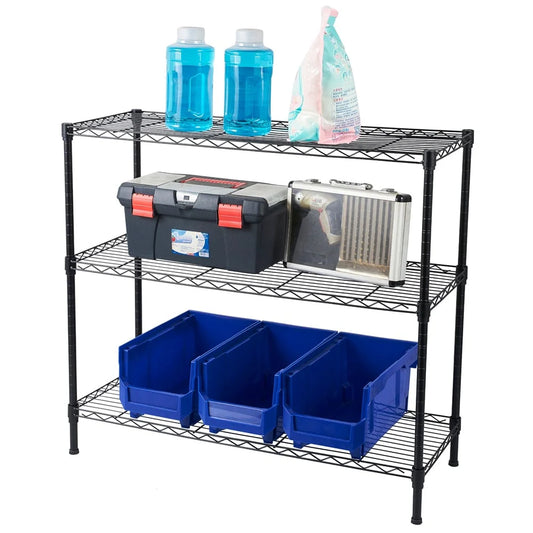 3-Tier Kitchen Metal Organizer Wire Storage Shelving Rack