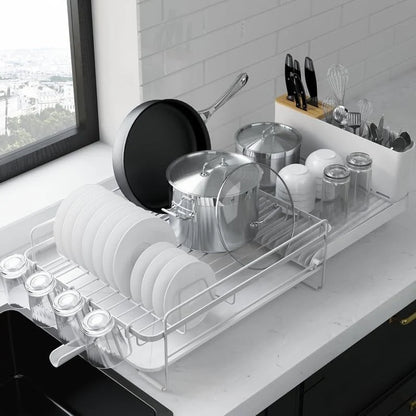26.7'' Kitsure Large Dish Drying Rack - Extendable Dish Rack