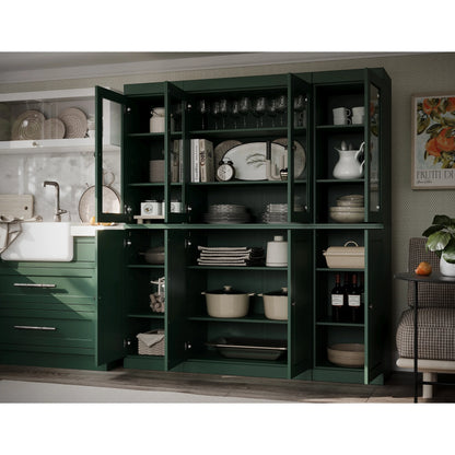 100% Solid Wood 65" Kitchen China Pantry Buffet by Palace Imports - 65" x 71.5"