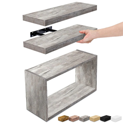 Sorbus Floating Shelves for Wall Set of 3 - 16"L X 5.5"W X 7.75H