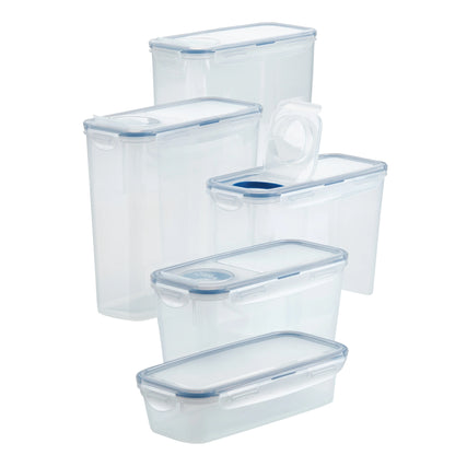 LocknLock Pantry Food Storage Container Set, 10-Piece