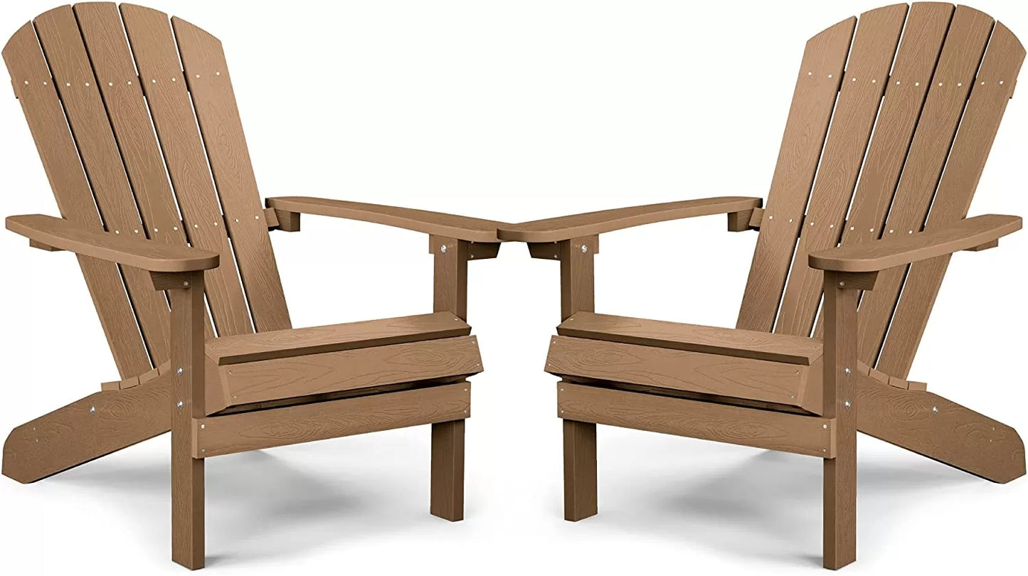 Adirondack Chair ,Patio Chairs 5 Steps Easy Installation,Widely Used in Outdoor, Fire Pit, Deck, Outside, Garden, Campfire Chairs