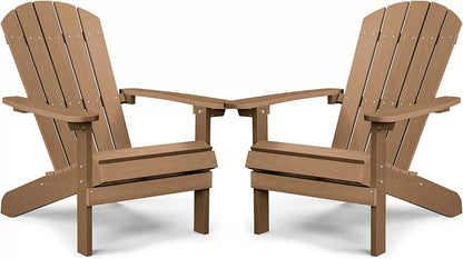 Adirondack Chair ,Patio Chairs 5 Steps Easy Installation,Widely Used in Outdoor, Fire Pit, Deck, Outside, Garden, Campfire Chairs