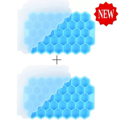 Ice Cube Trays LittleStar 2 in 1 Portable Ice Ball Maker Kettle With 17 Grids Flat Body Lid Cooling Ice Pop/Cube Molds For Hockey,Cocktail,Coffee,Whiskey,Champagne,Beer,Juice,Water