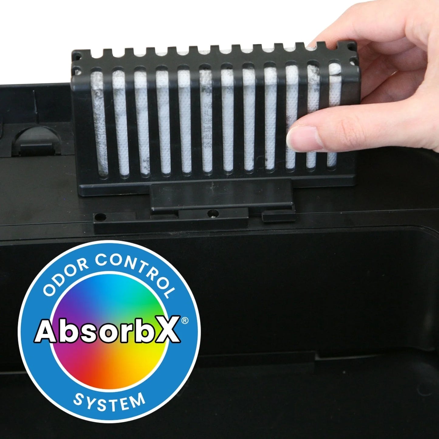 iTouchless AbsorbX Trash Can Odor Filters 2-Pack