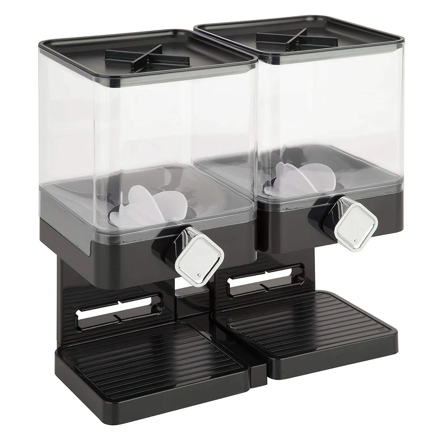 ColourTreeUSA 3.5L Single or Double Square Commercial Dry Food Dispenser