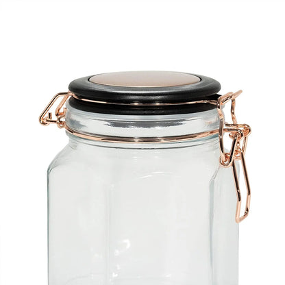 Amici Home Adler Hermetic Canister Jar Hexagon Set of 2