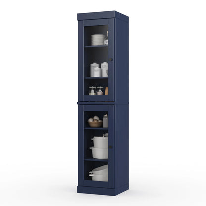 100% Solid Wood 16.5" Kitchen Pantry Cabinet with Doors by Palace Imports