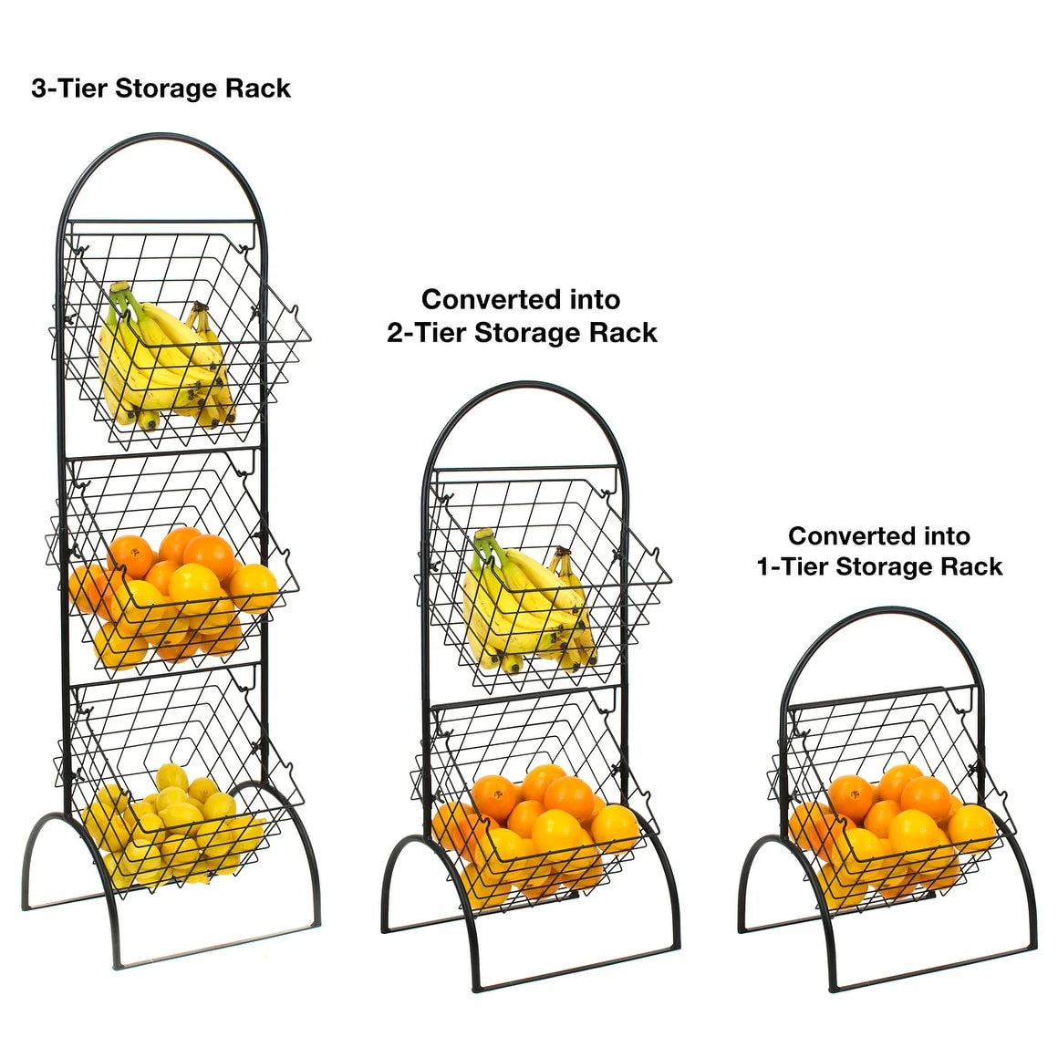 3 Tier Wall Mounted Storage Rack