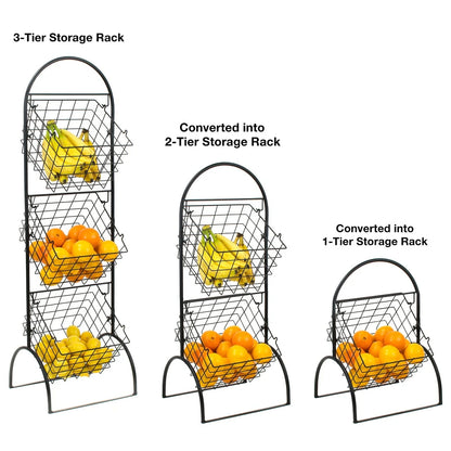 3 Tier Wall Mounted Storage Rack