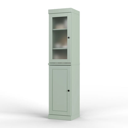 100% Solid Wood 16.5" Kitchen Pantry Cabinet with Doors by Palace Imports