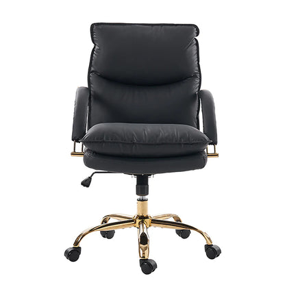 Sandy Waterproof PU Leather 360-Degree Swivel Office Chair