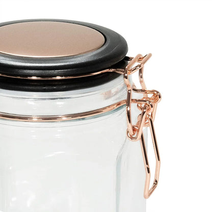 Amici Home Adler Hermetic Canister Jar Hexagon Set of 2