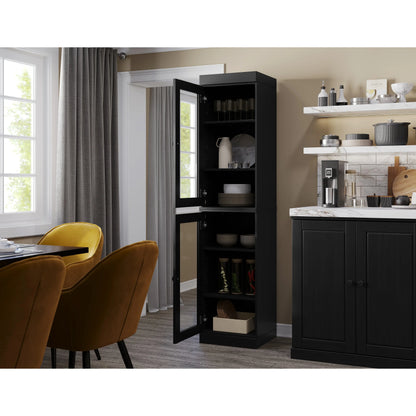 100% Solid Wood 16.5" Kitchen Pantry Cabinet with Doors by Palace Imports