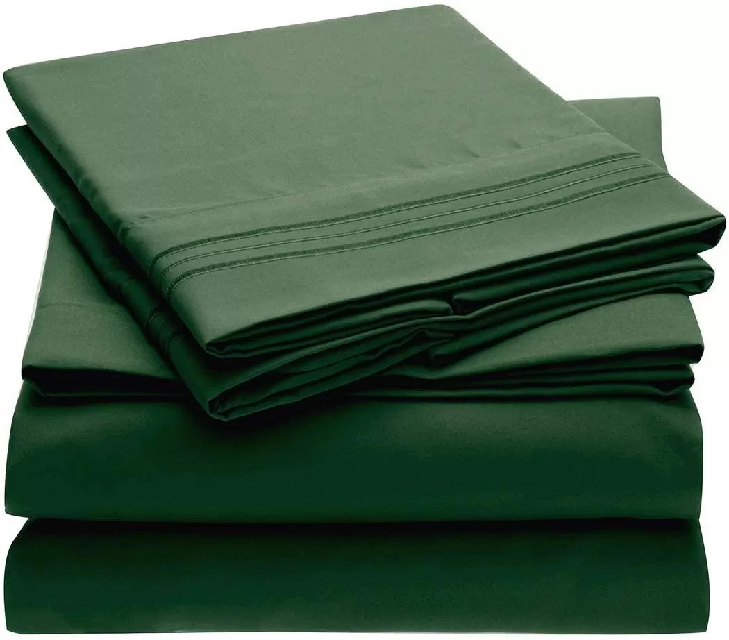 Brushed Microfiber Hypoallergenic 4 pcs Bedsheet Set