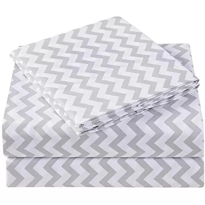 Brushed Microfiber Hypoallergenic 4 pcs Bedsheet Set