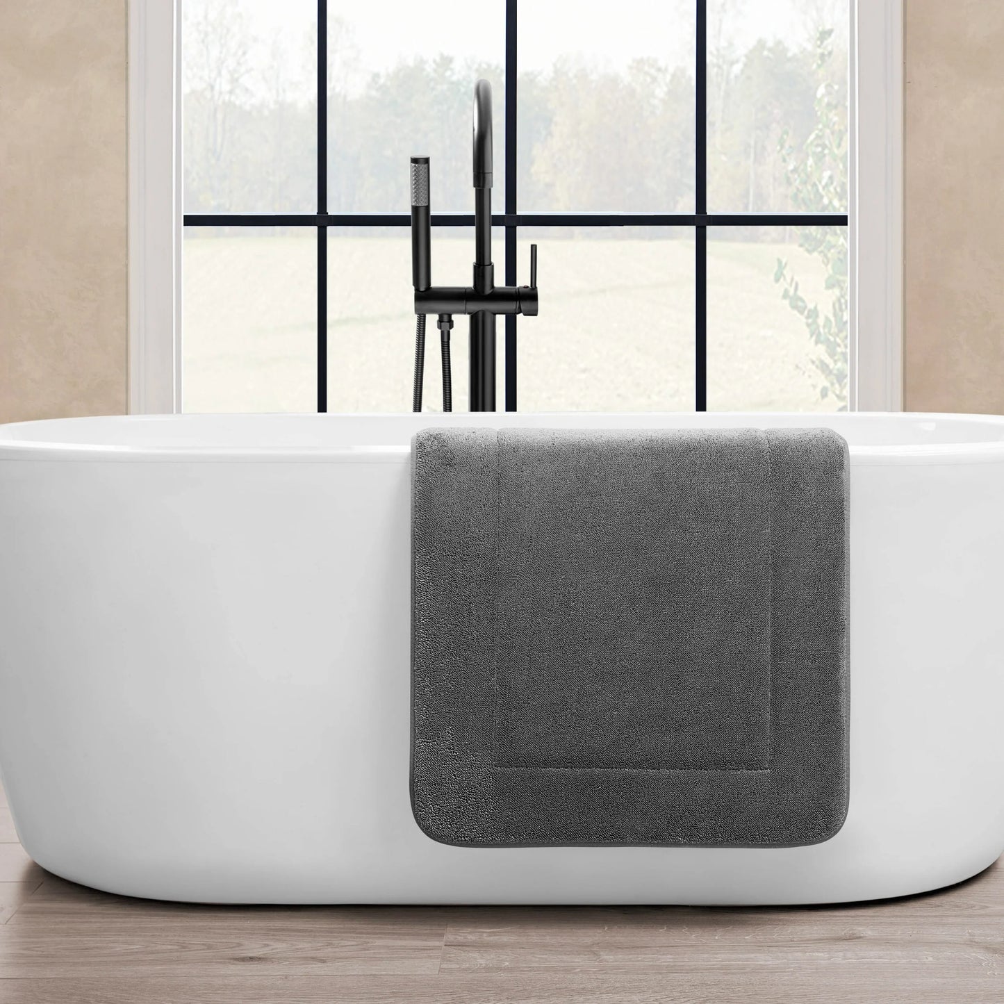 Oliver Brown Terry Memory Foam Bath Mat