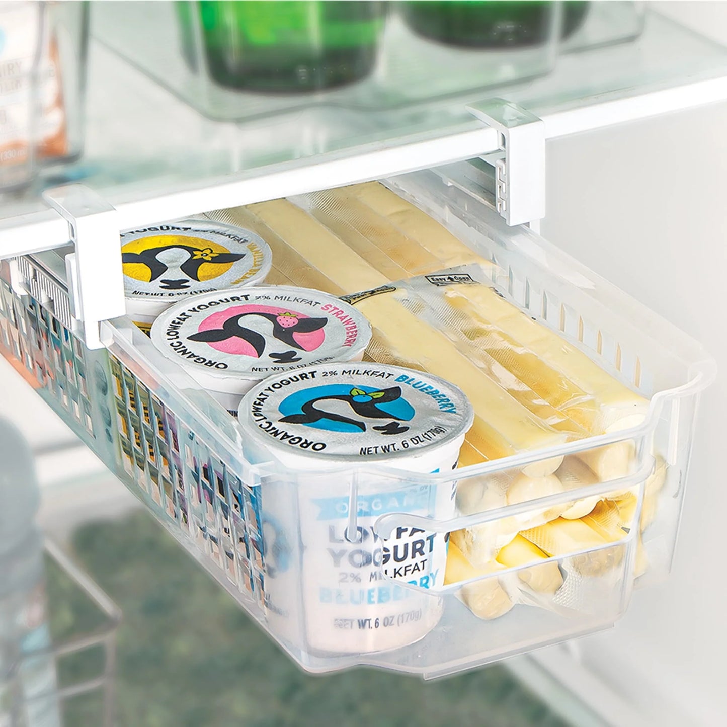 Smart Design Adjustable Pull Out Refrigerator Drawer