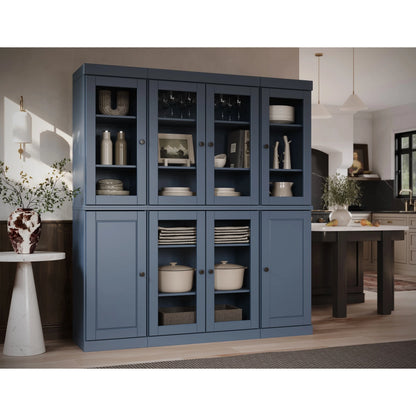 100% Solid Wood 65" Kitchen China Pantry Buffet by Palace Imports - 65" x 71.5"