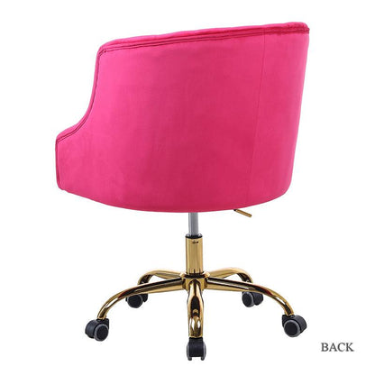 Penelope Velvet Tufted Office Chair
