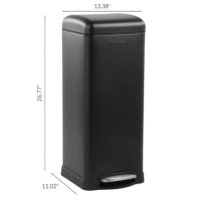 happimess Betty Retro 8-Gallon Step-Open Trash Can