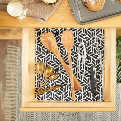 DII Grey Lattice Shelf Liner (Set of 2)