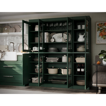 100% Solid Wood 65" Kitchen China Pantry Buffet by Palace Imports - 65" x 71.5"