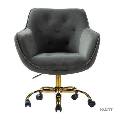 Jovida Velvet Tufted Office Chair