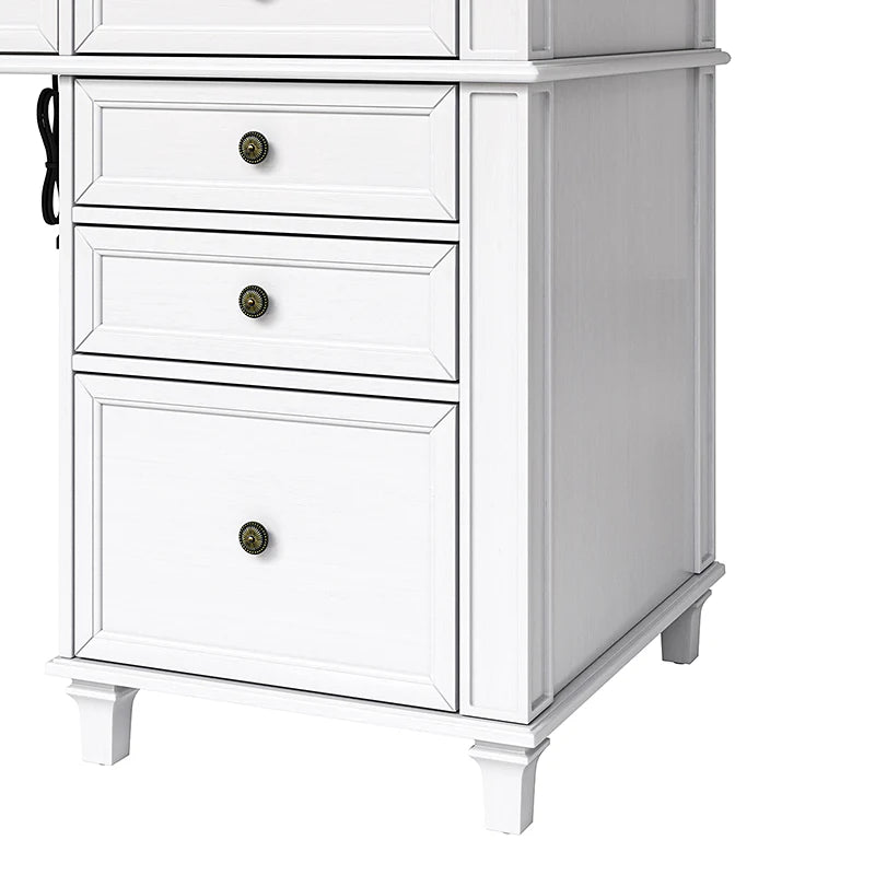 Christian 50" Farmhouse Desk with Lift Top and USB