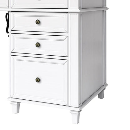 Christian 50" Farmhouse Desk with Lift Top and USB