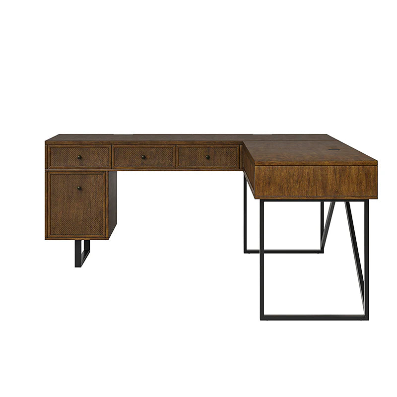 Bertrame L Shape Lift Top Office Desk