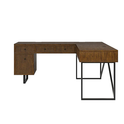 Bertrame L Shape Lift Top Office Desk