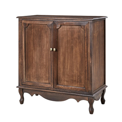 Pallantium 34"Tall-2 Door Farmhouse Style Accent Cabinet by HULALA HOME