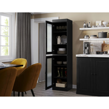 100% Solid Wood 16.5" Kitchen Pantry Cabinet with Doors by Palace Imports