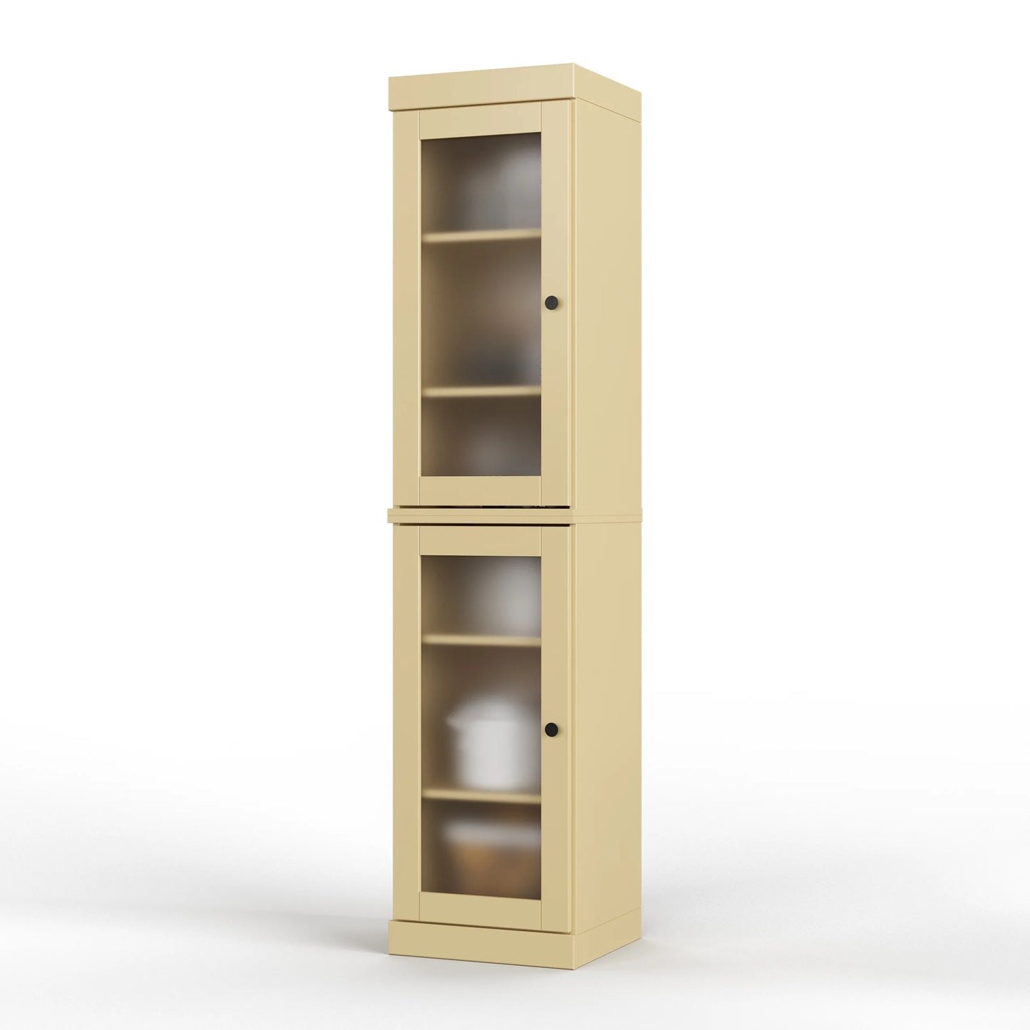 100% Solid Wood 16.5" Kitchen Pantry Cabinet with Doors by Palace Imports