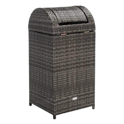 SAFAVIEH Outdoor Karyme Trash Bin (Fully Assembled)