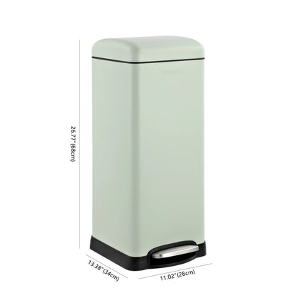 happimess Betty Retro 8-Gallon Step-Open Trash Can