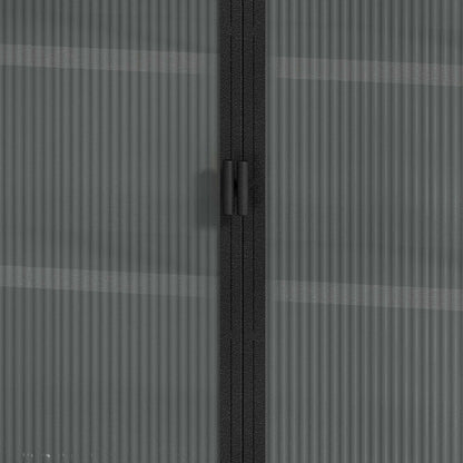 Retro Style Glass Door Wall Cabinet