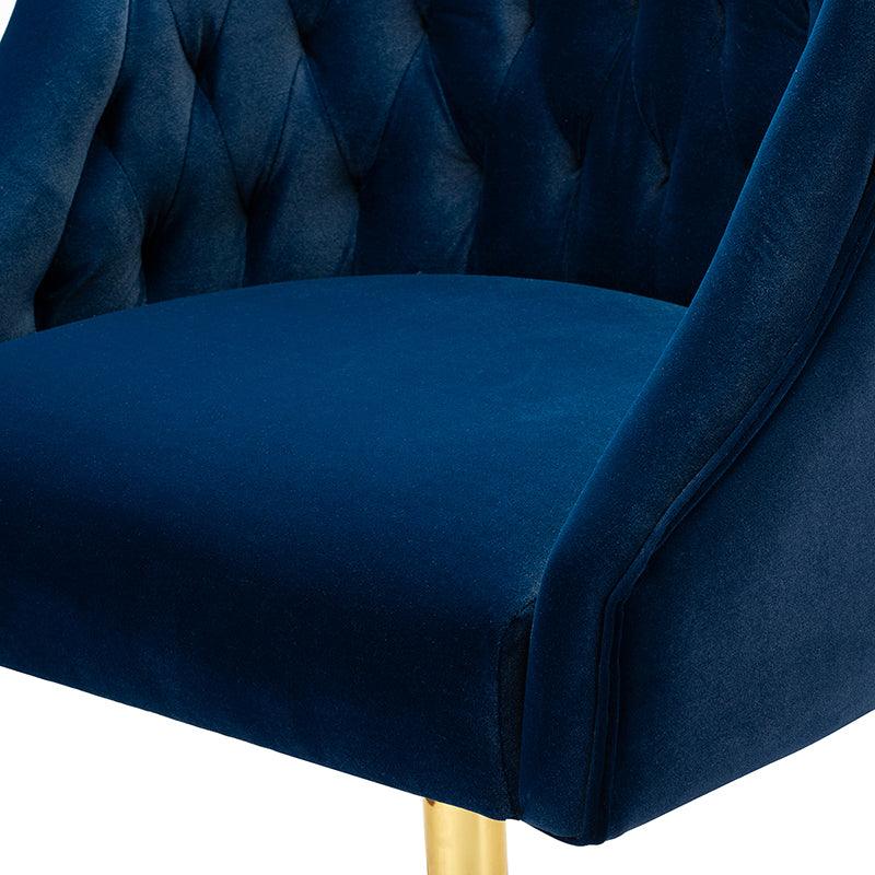 Penelope Velvet Tufted Office Chair
