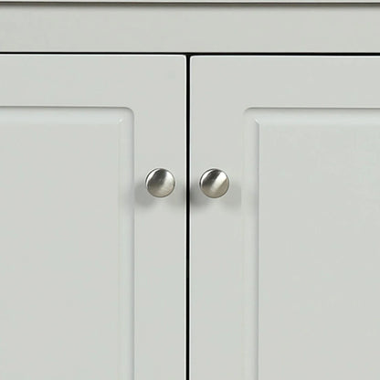 Modern Stylish Triangle Corner Storage Cabinet with Two Adjustable Internal Shelves