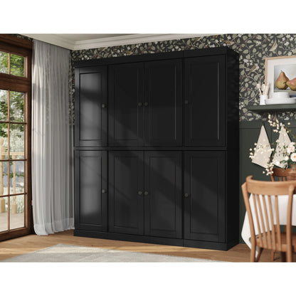 100% Solid Wood 65" Kitchen China Pantry Buffet by Palace Imports - 65" x 71.5"