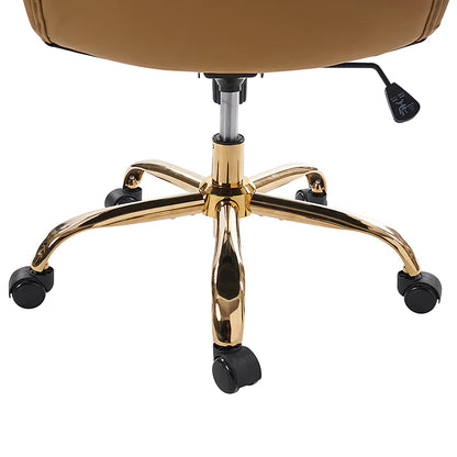 Sandy Waterproof PU Leather 360-Degree Swivel Office Chair