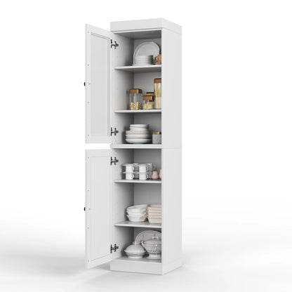 100% Solid Wood 16.5" Kitchen Pantry Cabinet with Doors by Palace Imports